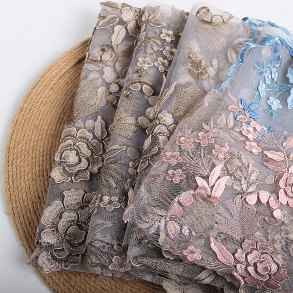 3d floral Haute designer dress lace fabric