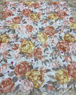 Printing Water Soluble Embroidery Fabric
