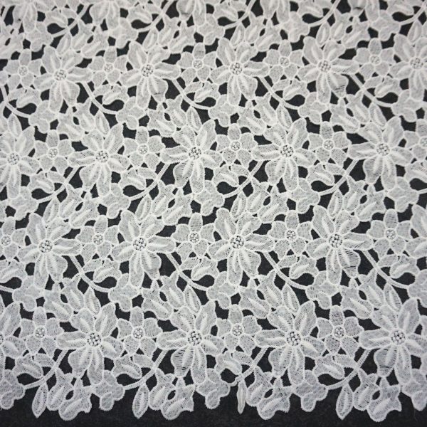 white water soluble embroidery fabric