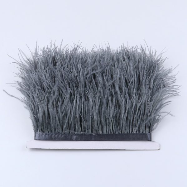 Stonegray Natural Ostrich Feathers Trim
