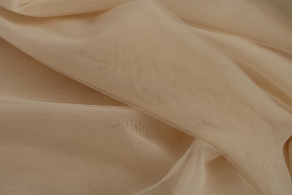 59" wide Nude Mesh Fabric Skin Color Soft Stretch Mesh Tulle Fabric