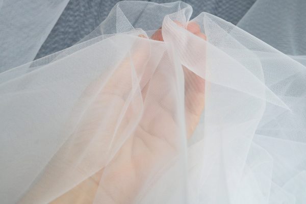 Soft Ivory Bridal Couture Tulle Veiling Mesh Tulle Fabric 3m Wide